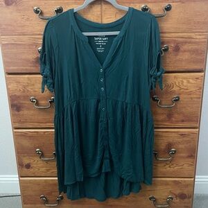 Torrid Deep Teal Blouse